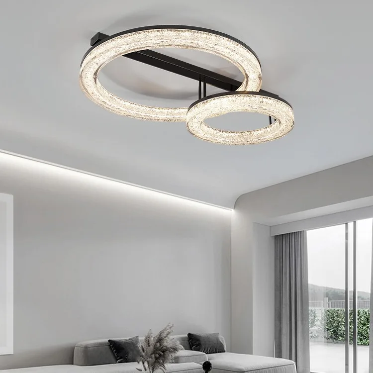 Italian minimalist living room ceiling light all copper light luxury designer new home