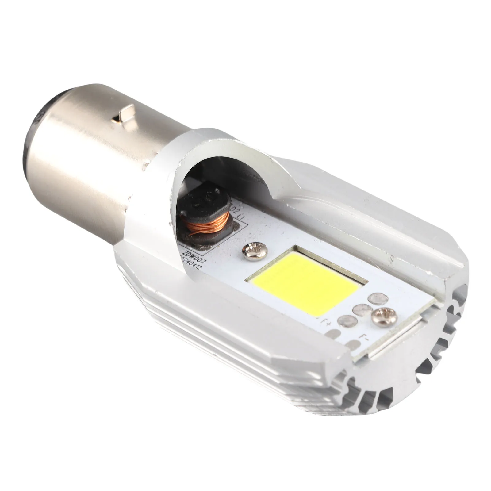 BA20D Motorcycle LED Headlight Blub High/Low Beam Light COB Scooter Head Lamp Motorcycle COB Headlight Bulb