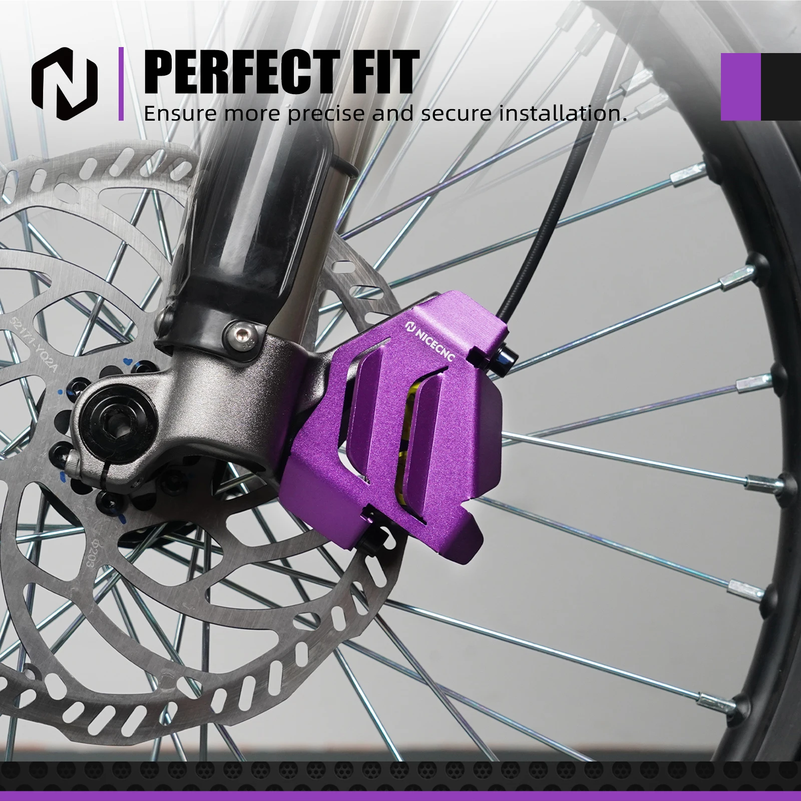 NICECNC For Surron light bee X S L1E Segway X160 X260 Sur-Ron 2024 2025 Front Brake Caliper Guard Protecor Electrical Motorbike