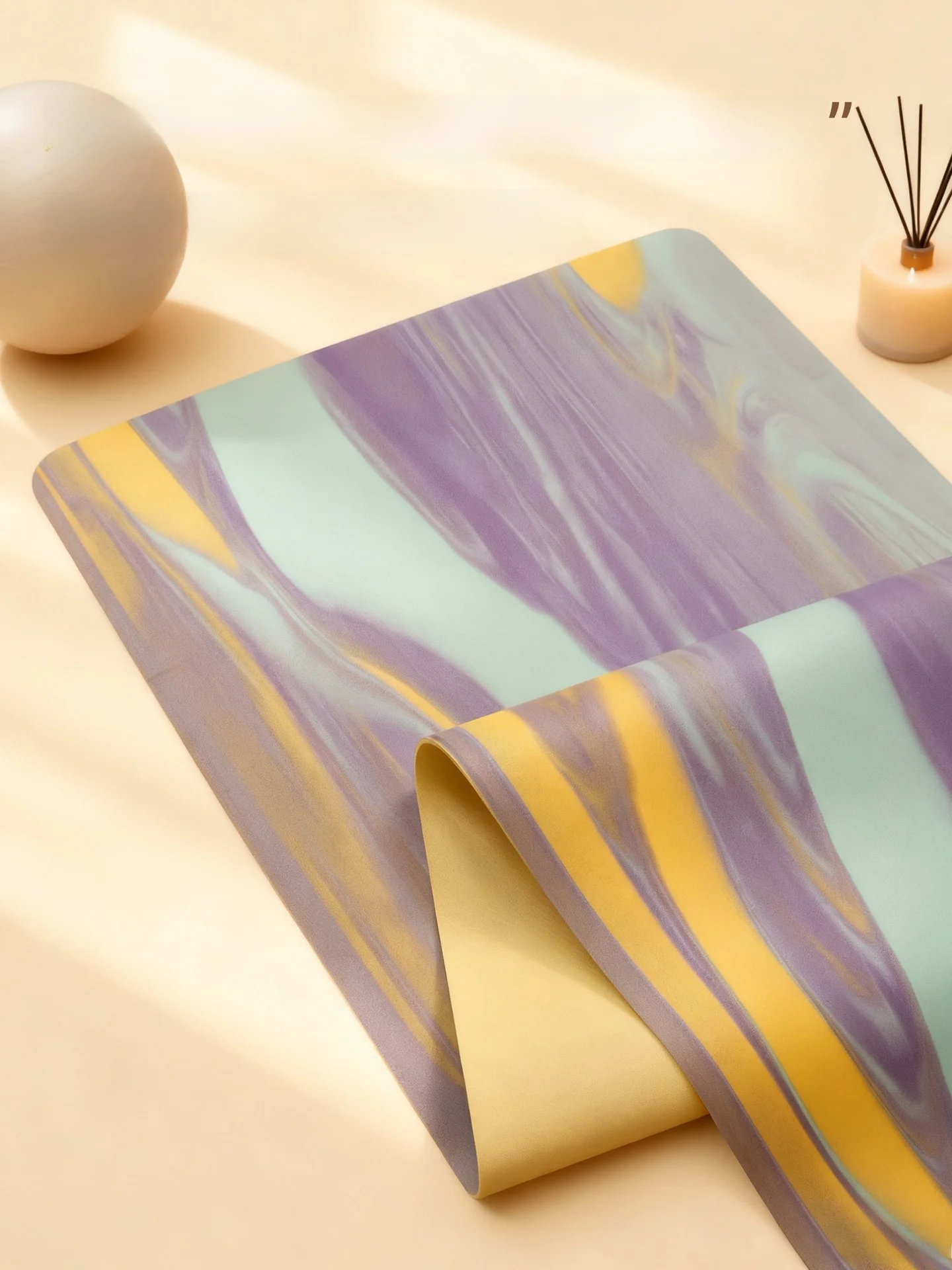 

l Резиновый коврик для йоги Thiened nut ell Противоскользящий коврик для домашних упражнений для фитнеса или впитывающий бесшумный спортивный коврик