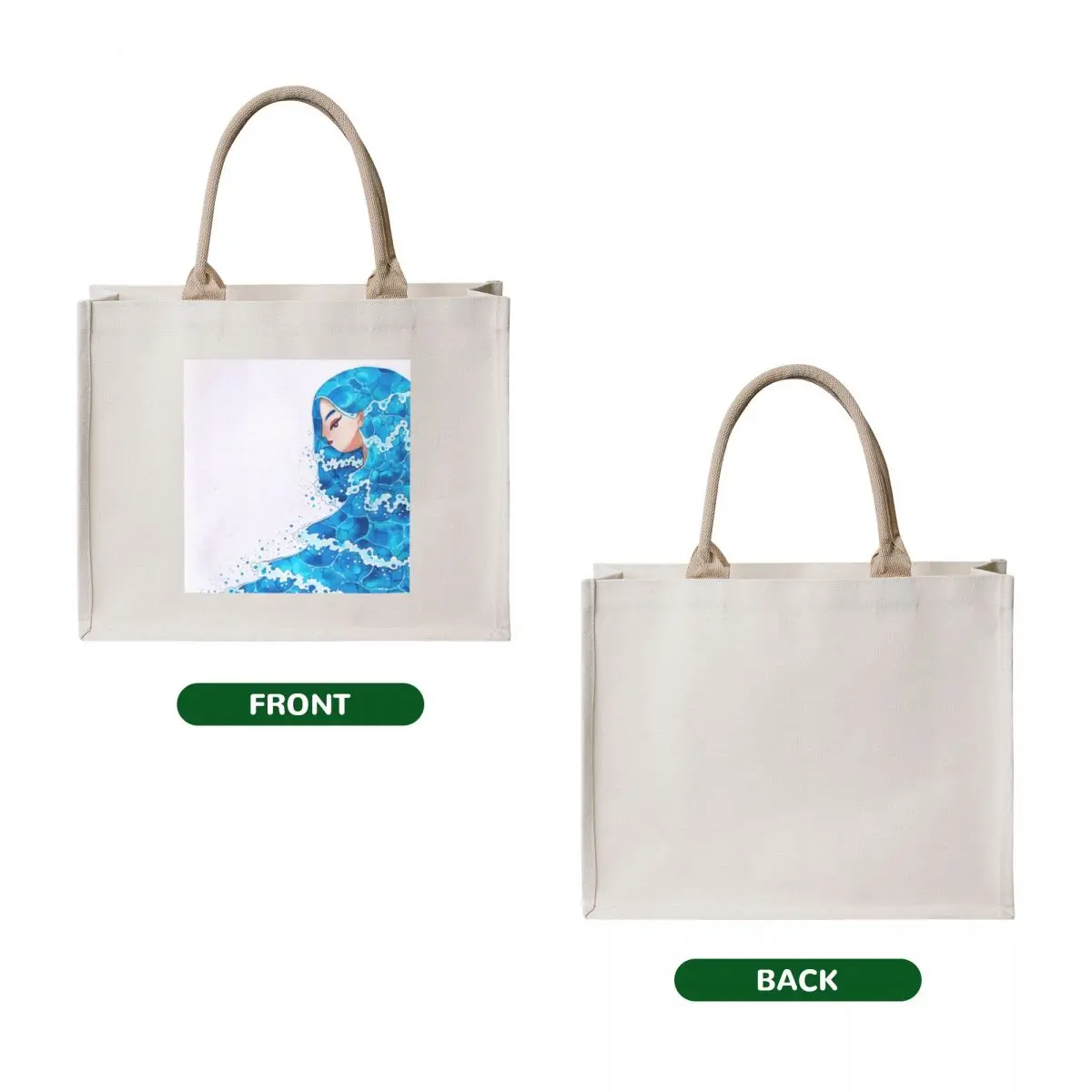 Loreley Tote Bag shoping bag large tote bag Gift bags free delivery bags
