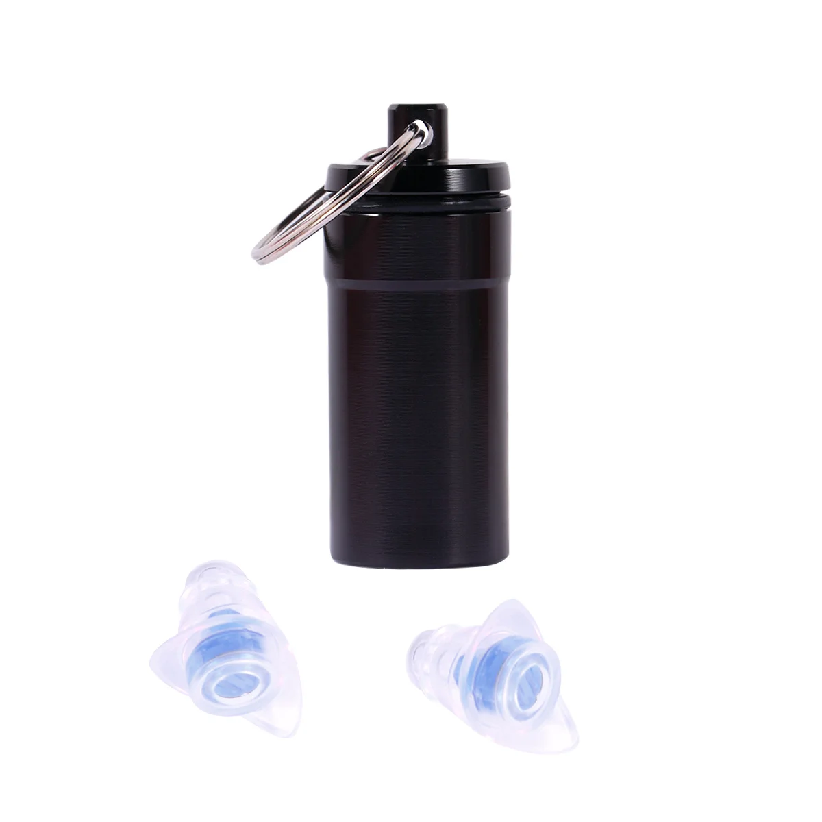 1 قطعة 1 زوج الأزرق سيليكون الموسيقى سدادات قابلة لإعادة الاستخدام مقاوم للماء الحد من الضوضاء للحفلات الموسيقية Dj الطبول اطلاق النار حماية السمع #6