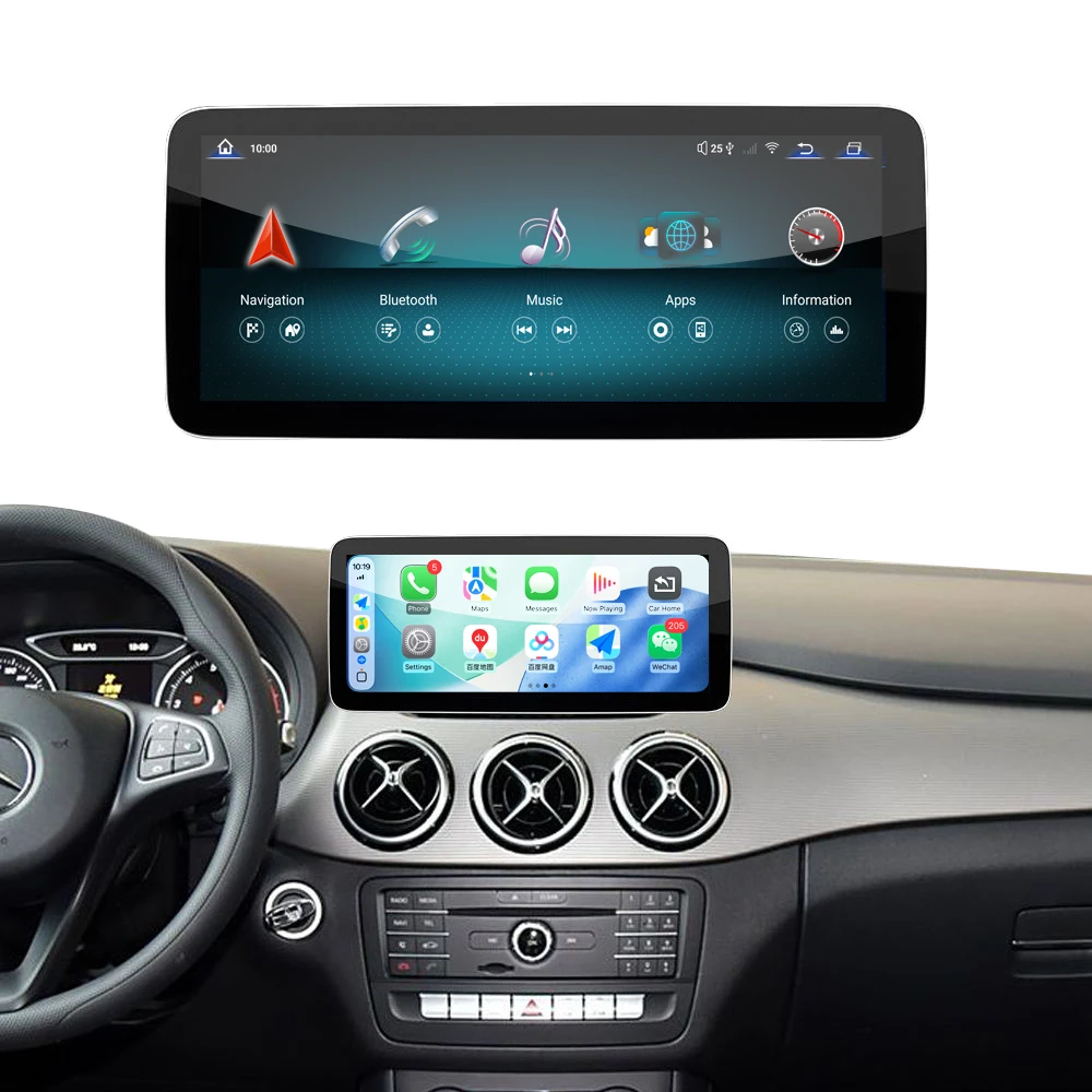 10.25'' Android Multimedia Player W246 Upgrade Screen for Mercedes  B Class NTG4.5 NTG5.0 Car Android Player