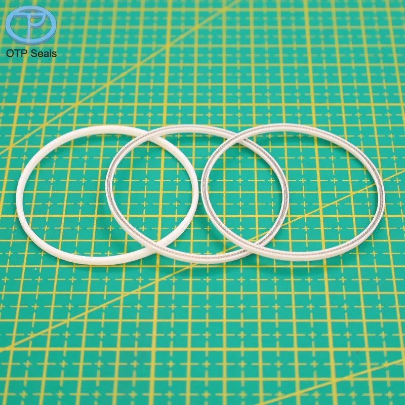 

Spring seal ring for shaft PTFE seals polytetrafluoroethylene U-spring Non-Standard Shaped Parts factory customized wholesalers