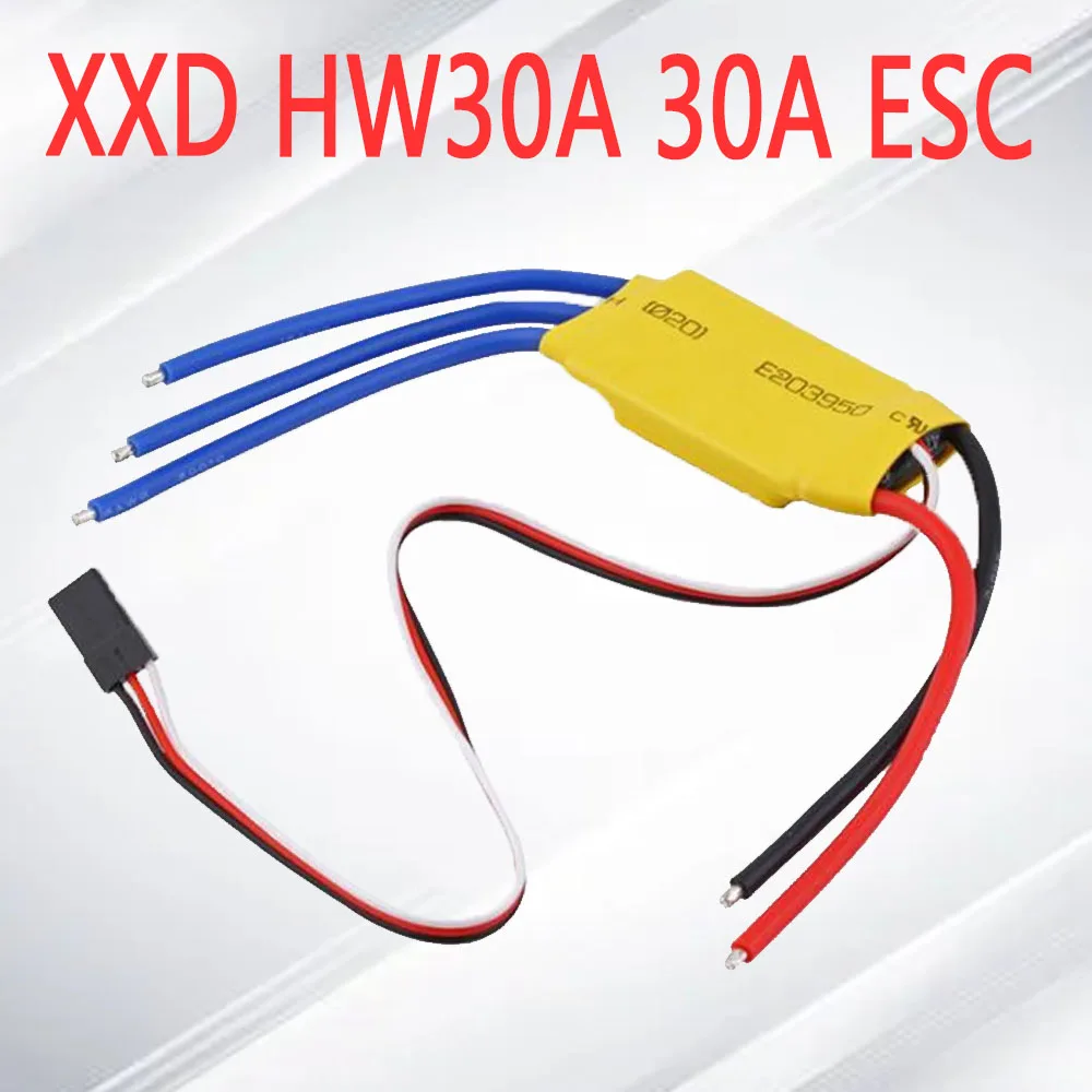 Controlador de velocidad del Motor sin escobillas ESC 30A XXD HW30A con enchufe T/XT60 para piezas de lancha de helicóptero Dron Quadcopter