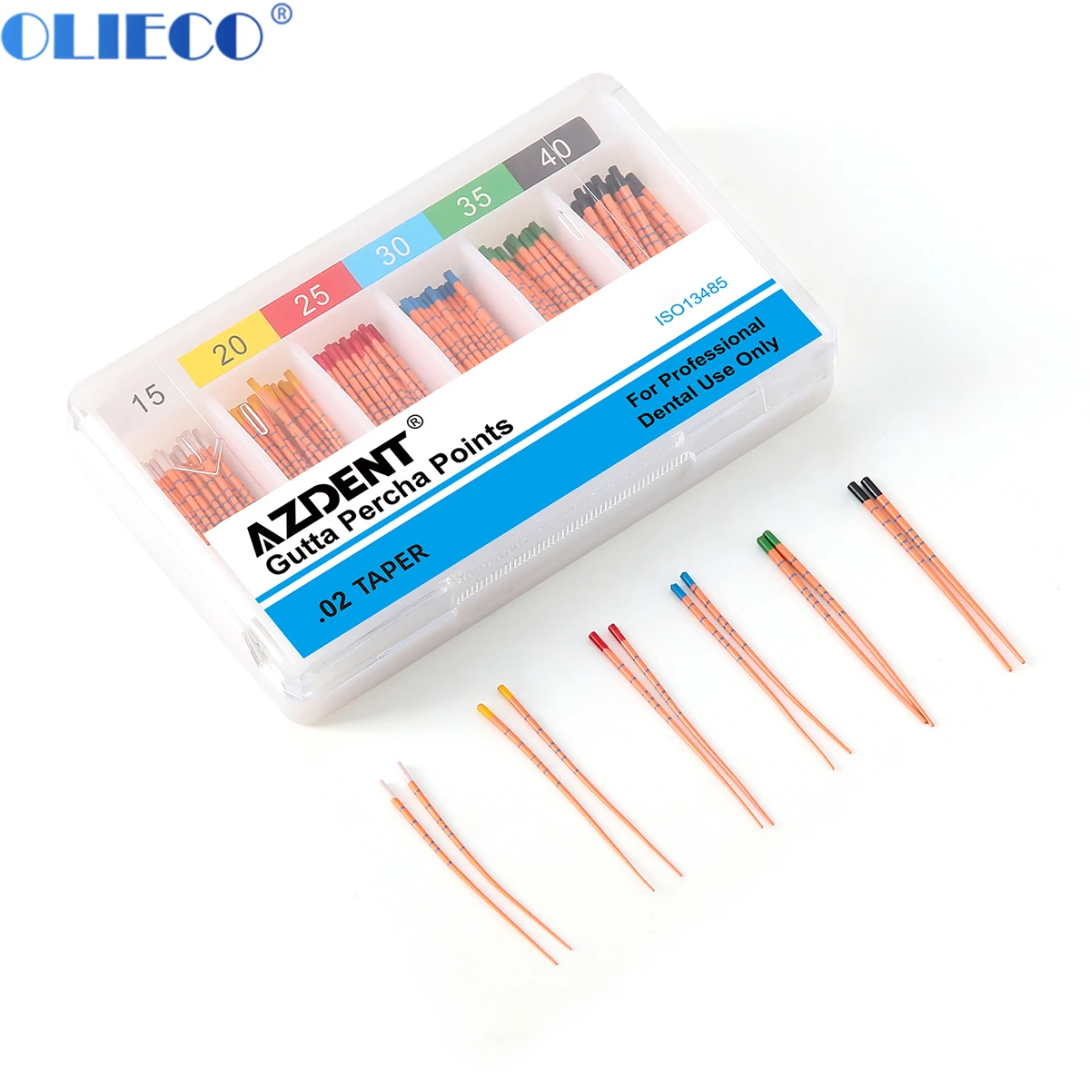 AZDENT Стоматологические точки гуттаперча со шкалой, эндокорневые наконечники для обтурарования корневых каналов, конус 02 04 06 F1 F2 F3, расходные материалы для стоматологии AZDENT Стоматологические точки гуттаперча со шкалой, эндокорневые наконечники для обтурарования корневых каналов, конус 02 04 06 F1 F2 F3, расходные материалы для стоматологии