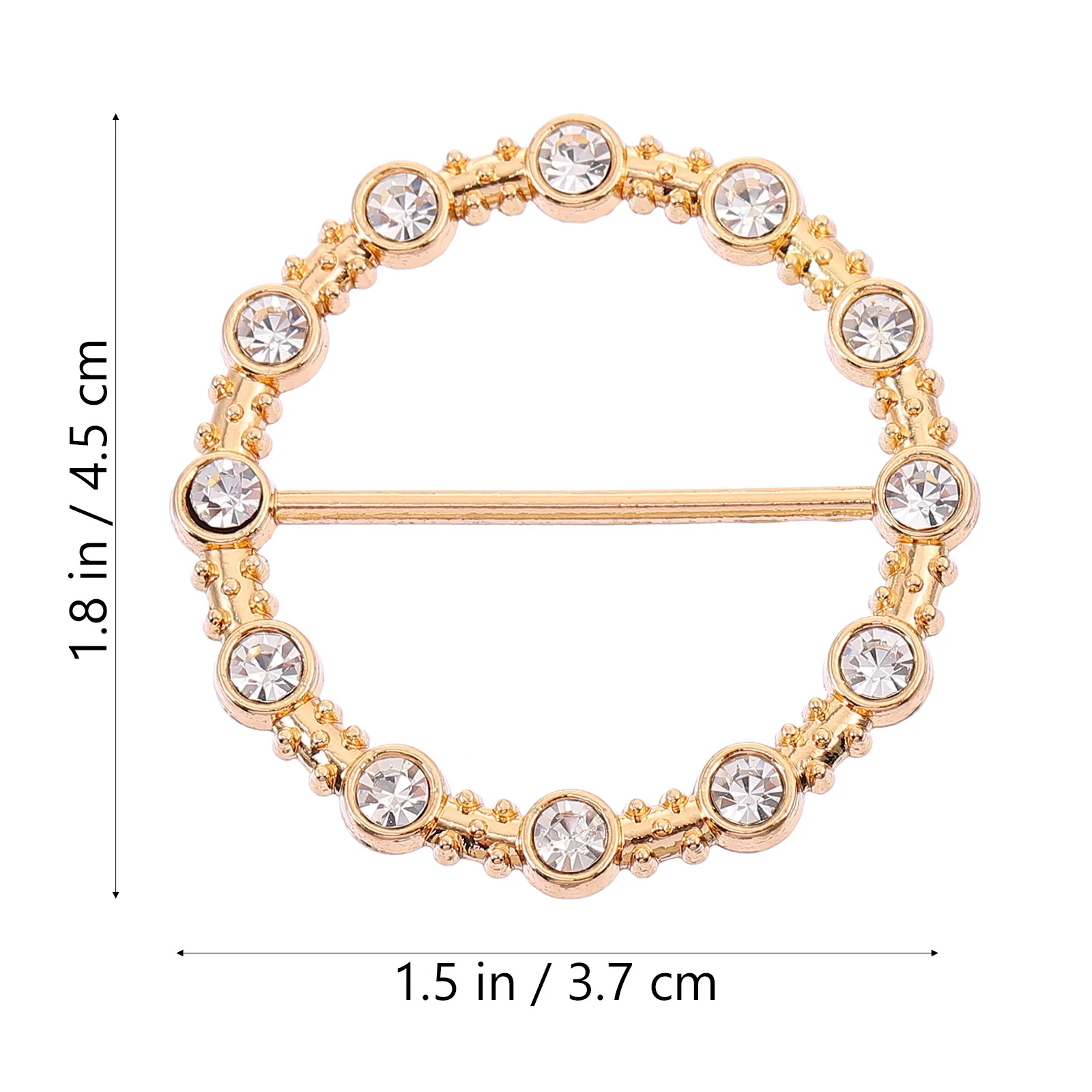 2 قطعة مشبك تي شيرت وشاح دائري حلقة الملابس زر الزاوية تقليد الماس مشبك الزخرفية ل وشاح حريري تي شيرت الإكسسوار