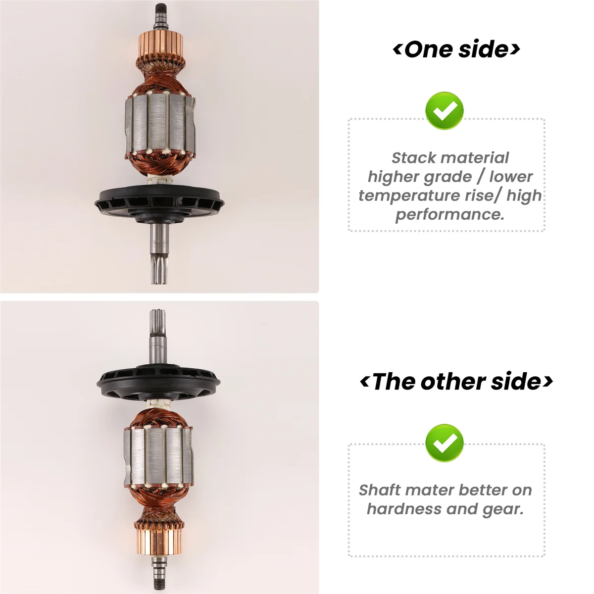 Imagem -04 - Substituição da Âncora do Rotor da Armadura Ac220240v para o Martelo Rotativo Bosch Gbh540 Gbh5-40de Gbh5-40dce Gsh5e Gsh5ce