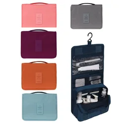 Bolsas de maquillaje de alta calidad para mujer, Neceser de viaje para cosméticos, organizador de artículos de tocador, almacenamiento impermeable, Neceser colgante para Baño