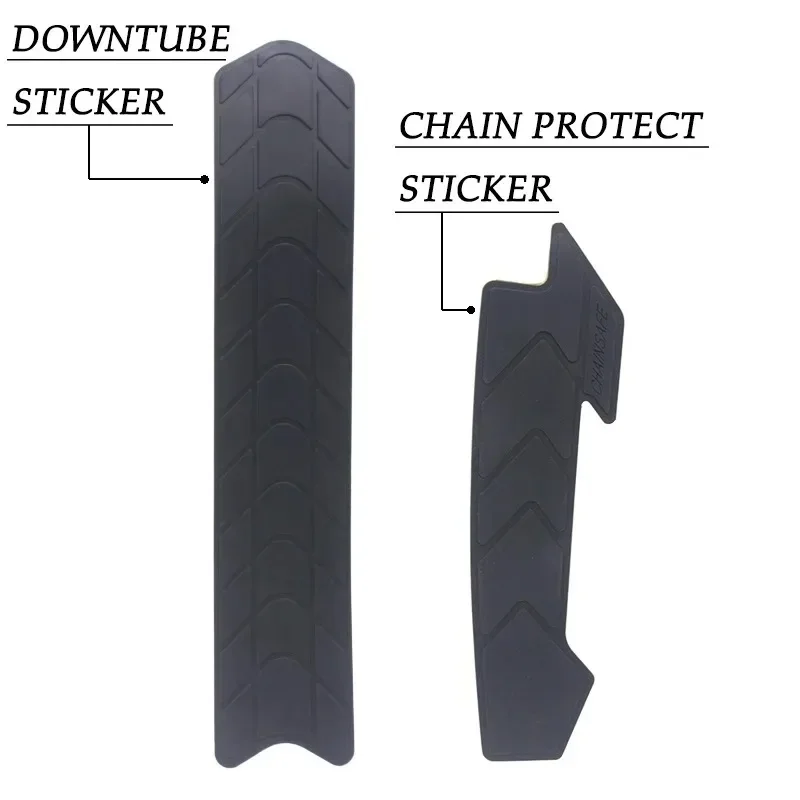 MTB Road Bike Frame Scratch Resistant Sticker Silicone Chain Protector Universal Bicycle Frame Guard for Bicycle Accessories