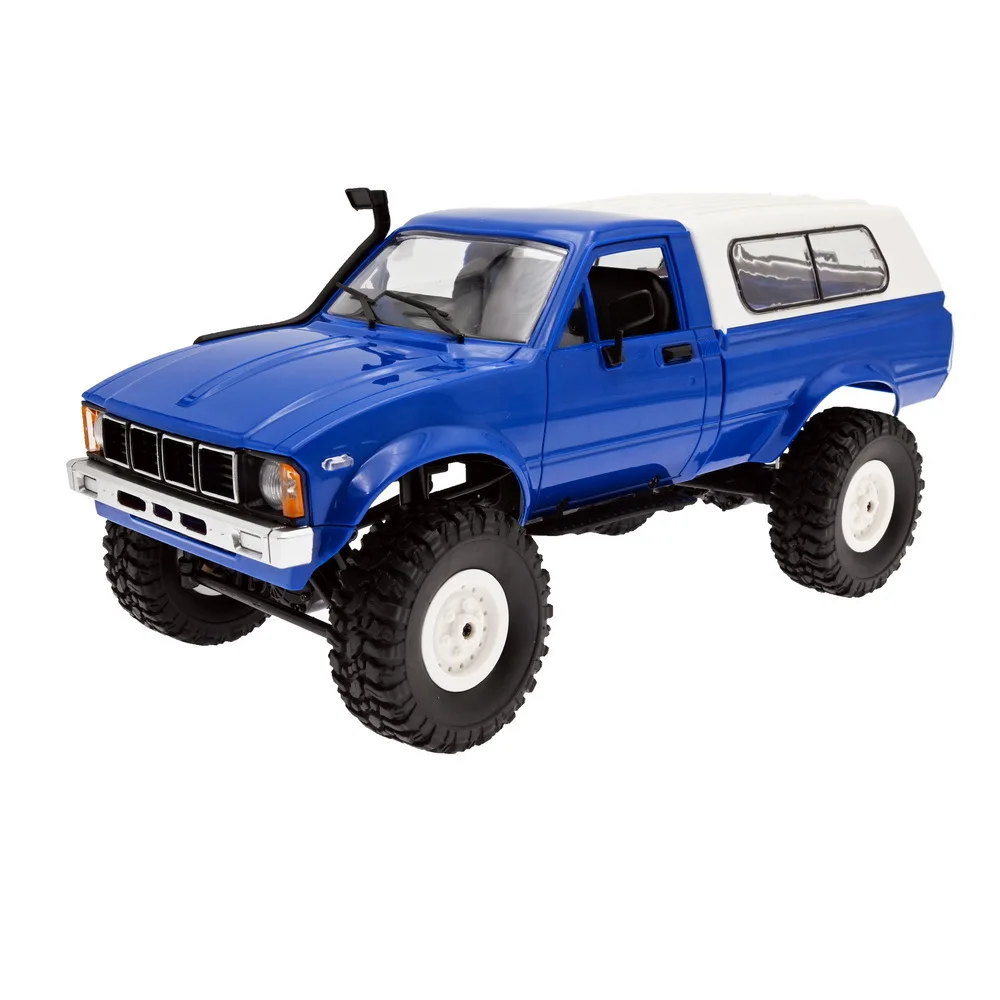 WPL 1/16 2.4G 4WD RC Crawler Pickup Truck Full Proportional Control Car C-24 for Hobbyists