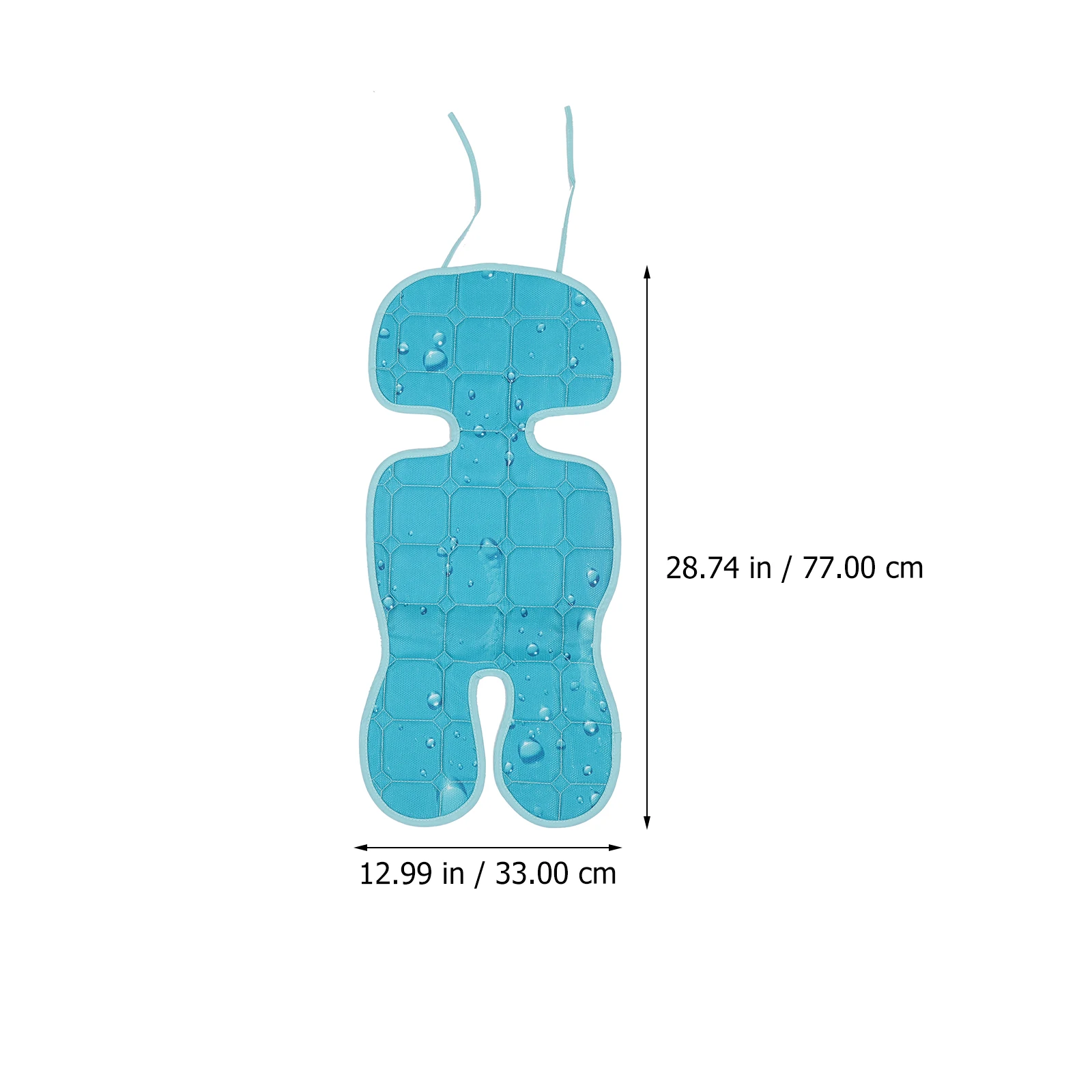 

Stroller Mat Infant Cooling Pad Car Seat Cooler Summer Liners Insert Cushion Latex Sleeping for