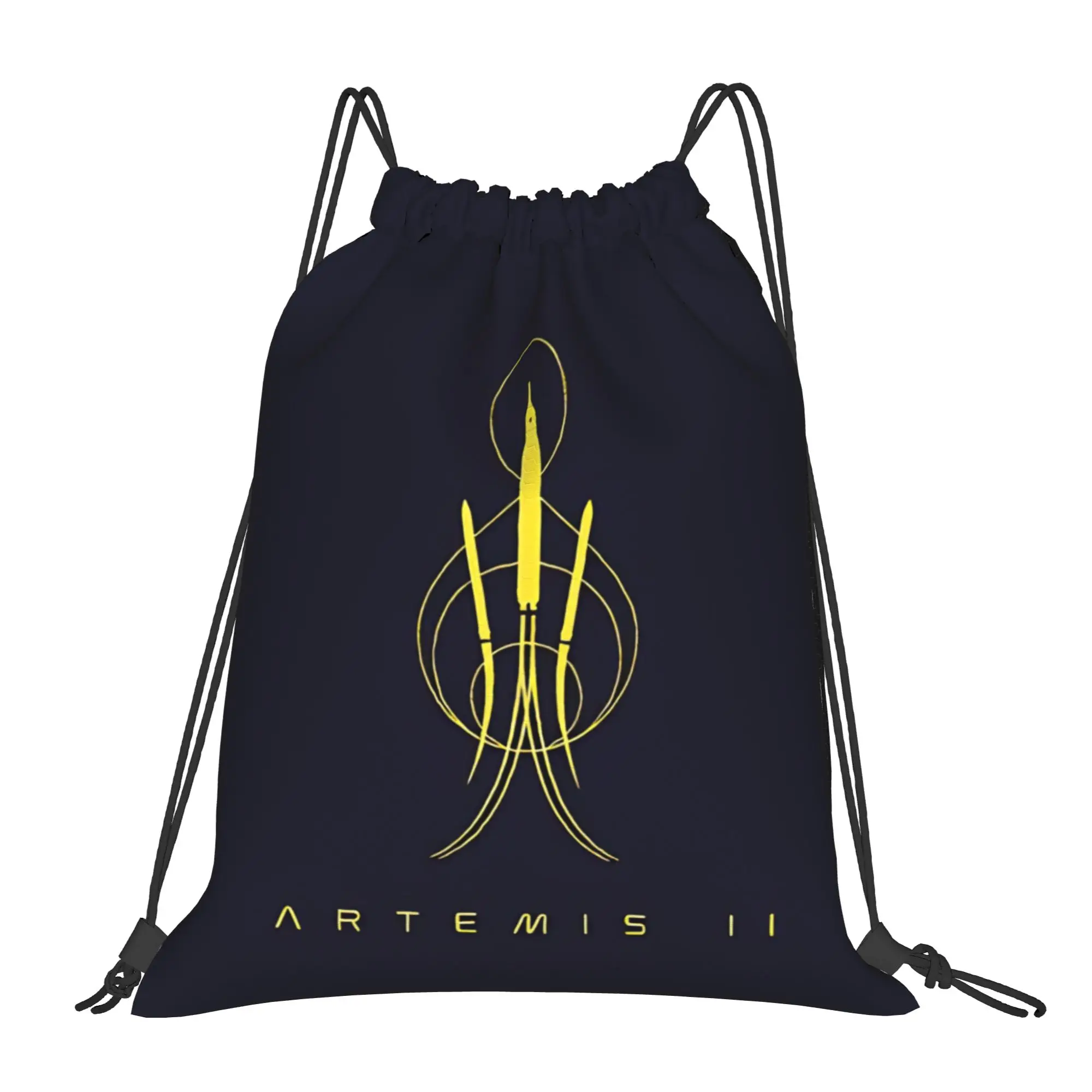 2026 Artemis II 12  Multi-function Pocket Men Women Storage Backpack Teenager Travel Bag Print Drawstring Bags