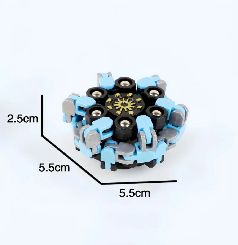 Fidget Spinner chaîne déformée, jouet pour soulager le Stress et antistress, jouet gyroscopique sensoriel pour enfants et adultes, cadeau