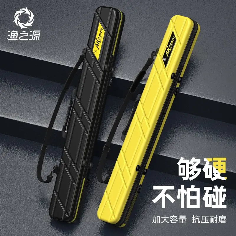 

Portable Fishing Tackle Bag Hard Shell Waterproof Large Fishing Gear Bag Rod Case Carrier Storage Box for Fishing Accessories