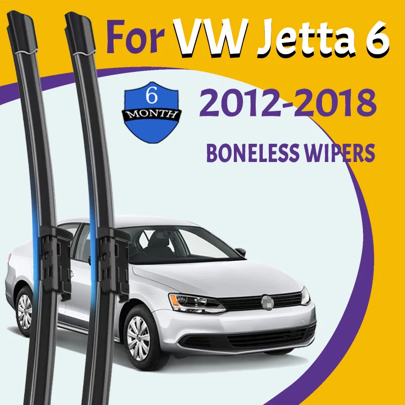 

Wiper Blades For VW Jetta 6 MK6 A6 Passat CC 2012-2018 Front Windshield Clean Window Windscreen Auto Parts Car Rain Brushes