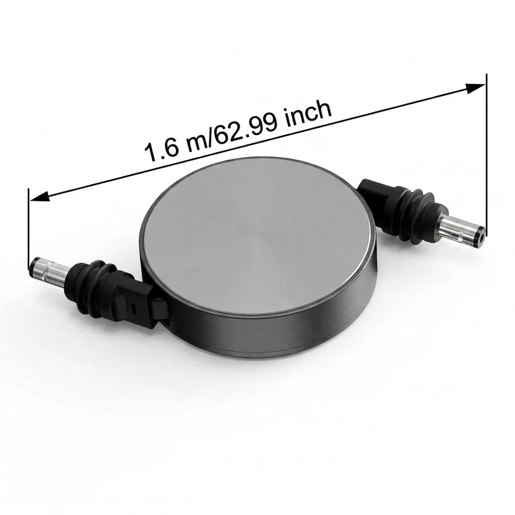 1pc Retractable DC Power Cord For Starlink-mini Retractable Power Cords DC5521 DC Cables For RV Camping Outdoor Road Trips