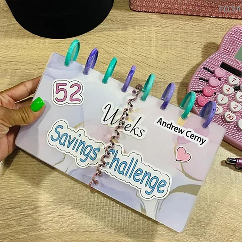 

Mini Binder Deposit Challenge Deposit 52 Weeks Deposit Challenge Binder Creative Mini Deposit Binder Gifts