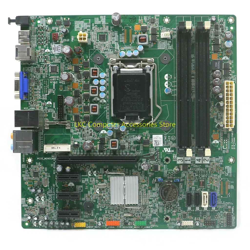 

FOR Dell XPS 8300 XPS8300 Desktop Motherboard Y2MRG 0Y2MRG CN-0Y2MRG LGA1155 DDR3 H67 DH67M01 TB0420 100% Tested