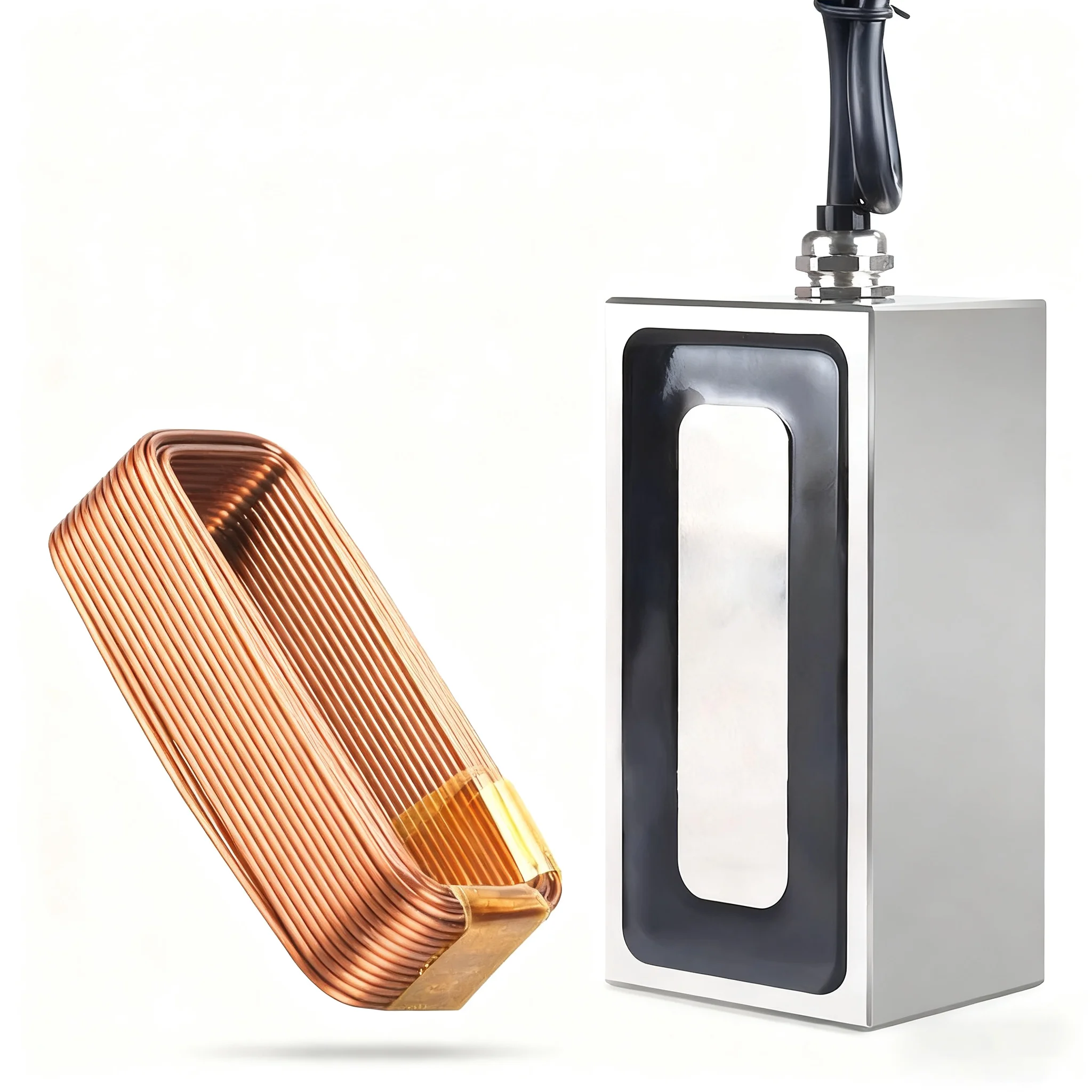 P50X25X25 Industrial Mini Rectangular Electromagnet Copper Coil 30KG Holding Force 12V/24V Strong Magnetic Chuck for Workshop