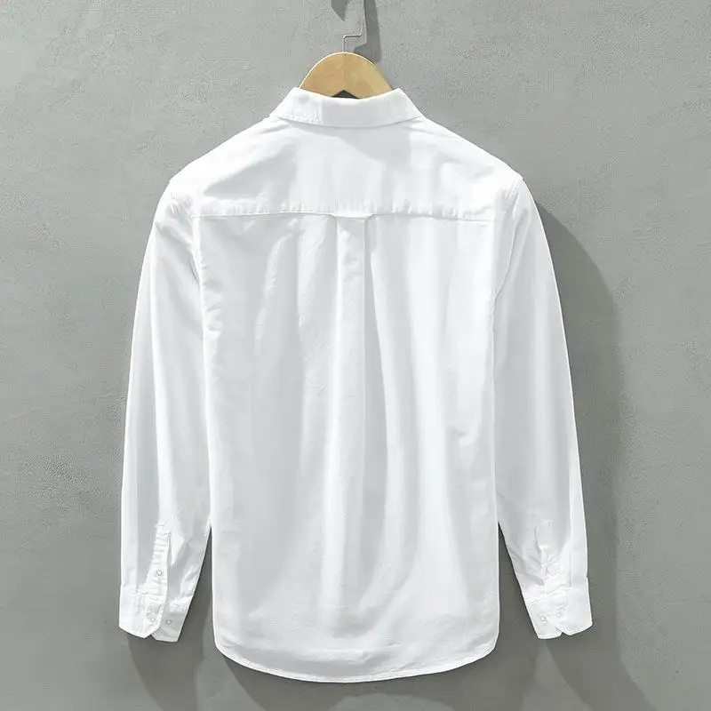 

Men's Long Sve Woven irt with Ribbon Loose Fit Thiened Autumn Spring Color Casual irt for Daily Wear