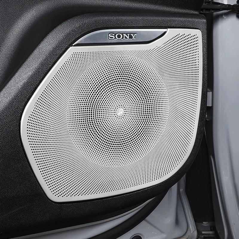 Car Door Audio Speaker Cover A/C Pillar Tweeter Horn Cover Rear Door Panel Loudspeaker Stickers For Chery Tiggo 9 2025