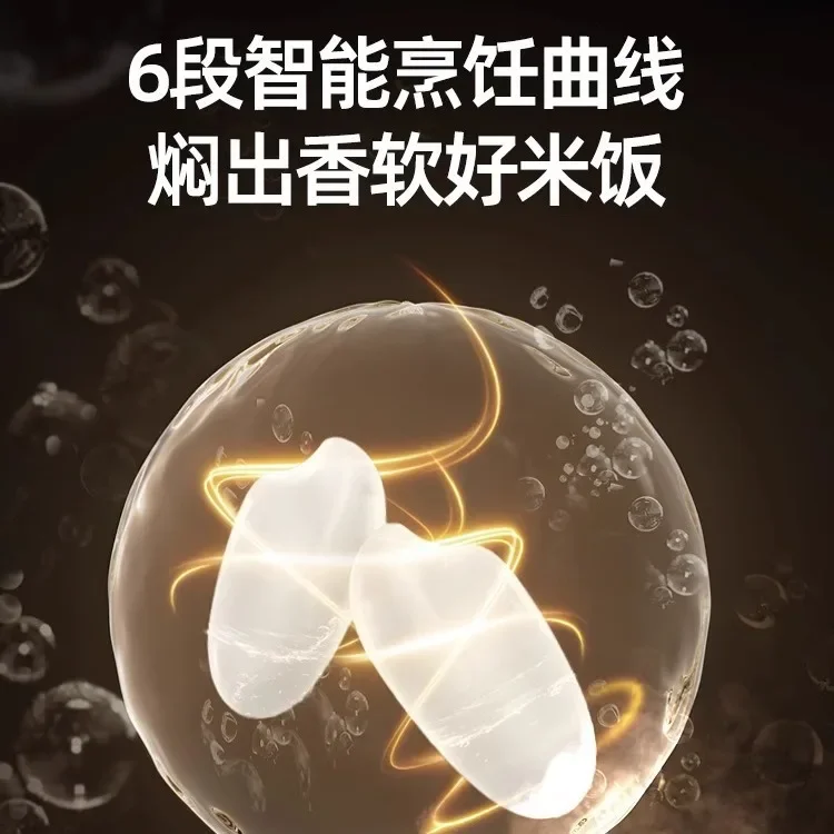 Rijstkoker huishoudelijke intelligente elektromagnetische verwarming 4L kookpot met grote capaciteit multifunctionele waterkoker galrijstkoker