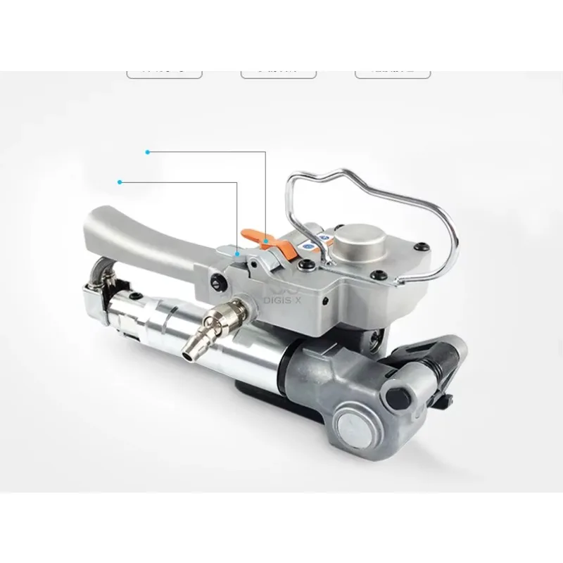 The Sensitivity Of A19 Pneumatic Packing Machine Hand Buckle Free PET Strap PP Automatic Strapping Machine Packing Belt Hot Melt