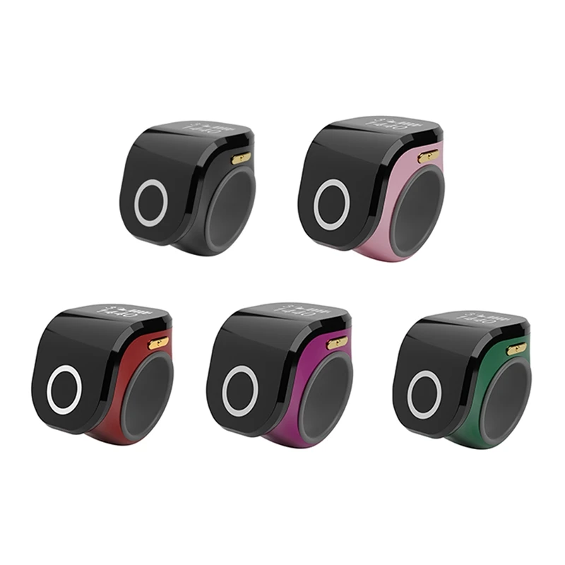 

Digital Counter Portable Points Rechargeable Ring Ring Idea Tally Counter Smart Touch Finger Counter-AC47