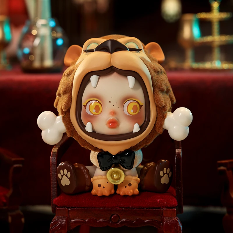 POP MART Skullpanda x La Famiglia Addams Serie Scatola Misteriosa Scatola Cieca Giocattolo Anime Figura Bambola Sorpresa Modello Kawaii Per Le Ragazze Regalo