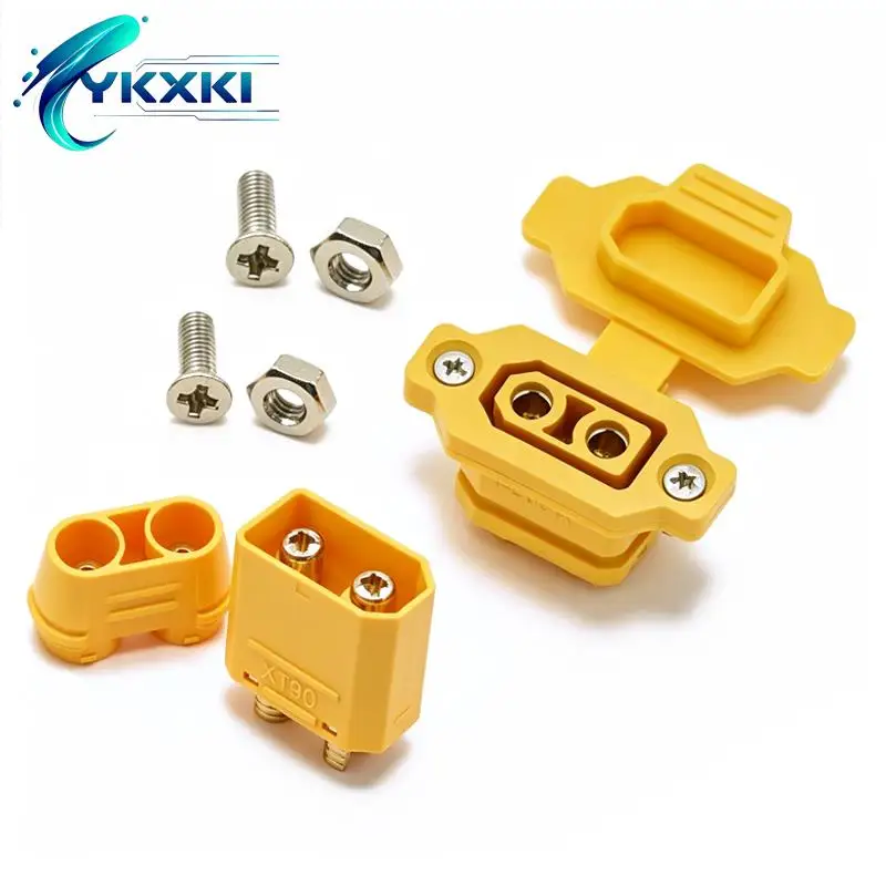 1-10PCS/lot XT90E-F XT90H-M Plug Socket Connector Anti-Spark Male Female Connector for Battery ESC and Charger Lead