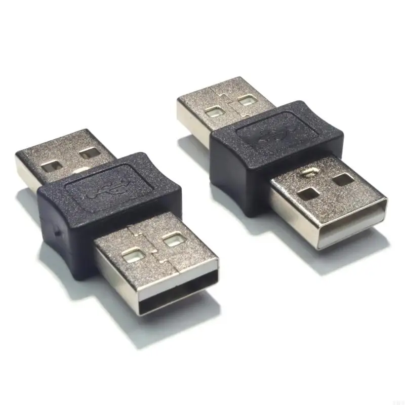 2Pcs USB 2.0 Adapters with Metal Contacts Fast Speed File Transfer Solution for Students Professionals 83CF