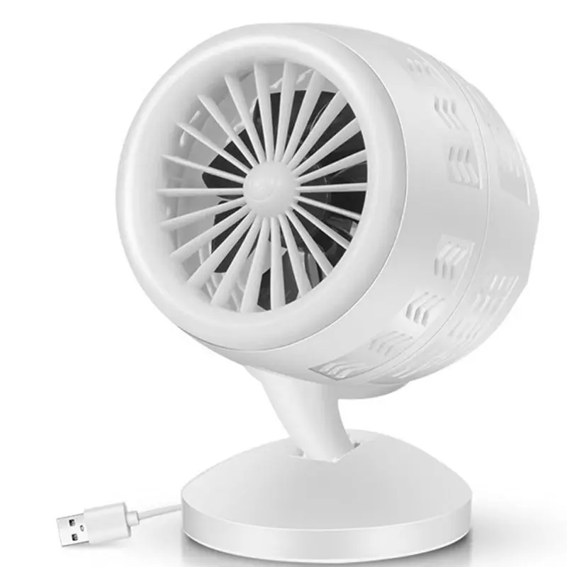 para ventilador de mesa turbina ajustável inclinação 5-20 ° rotativa usb recarregável doméstico dropship
