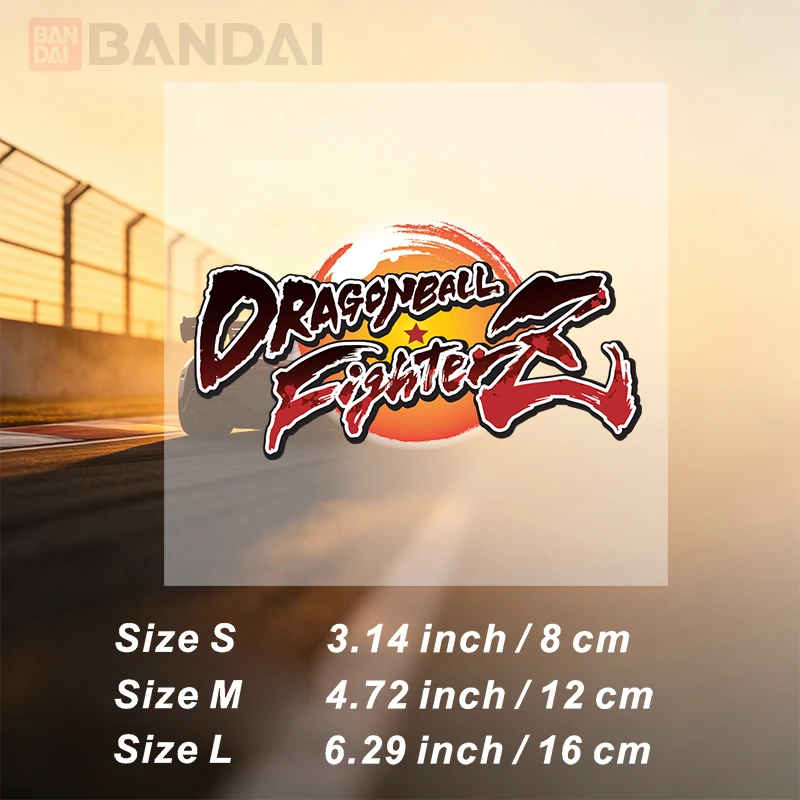 Anime Fighting Logo Car Stickers Vinyl Decal Waterproof Die Cut for Car Window Bumper Motorcycle Helmet Laptop Tablet Auto Decor