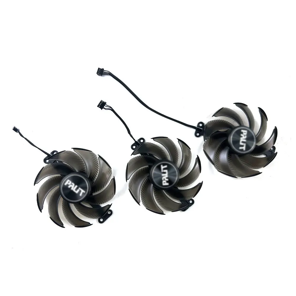 

Вентилятор охлаждения 90 мм, 4-контактный, TH9520B2H для Palit GeForce RTX 4080 4090 GameRock OmniBlack, 3x вентилятор с двойным шарикоподшипником