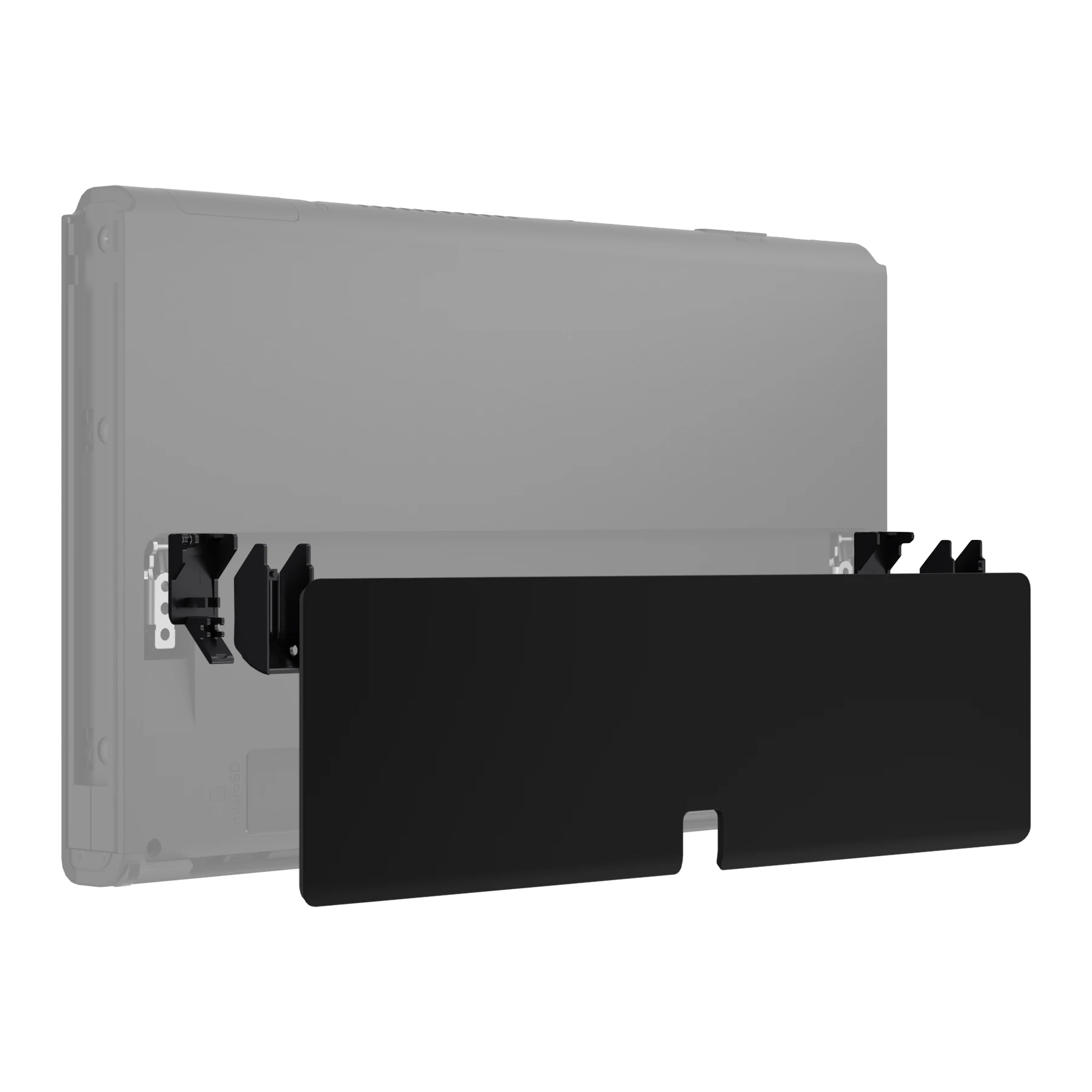 EXtremeRate-Support de remplacement personnalisé pour console Nintendo Switch OLED, support de béquille arrière en métal, support de béquille