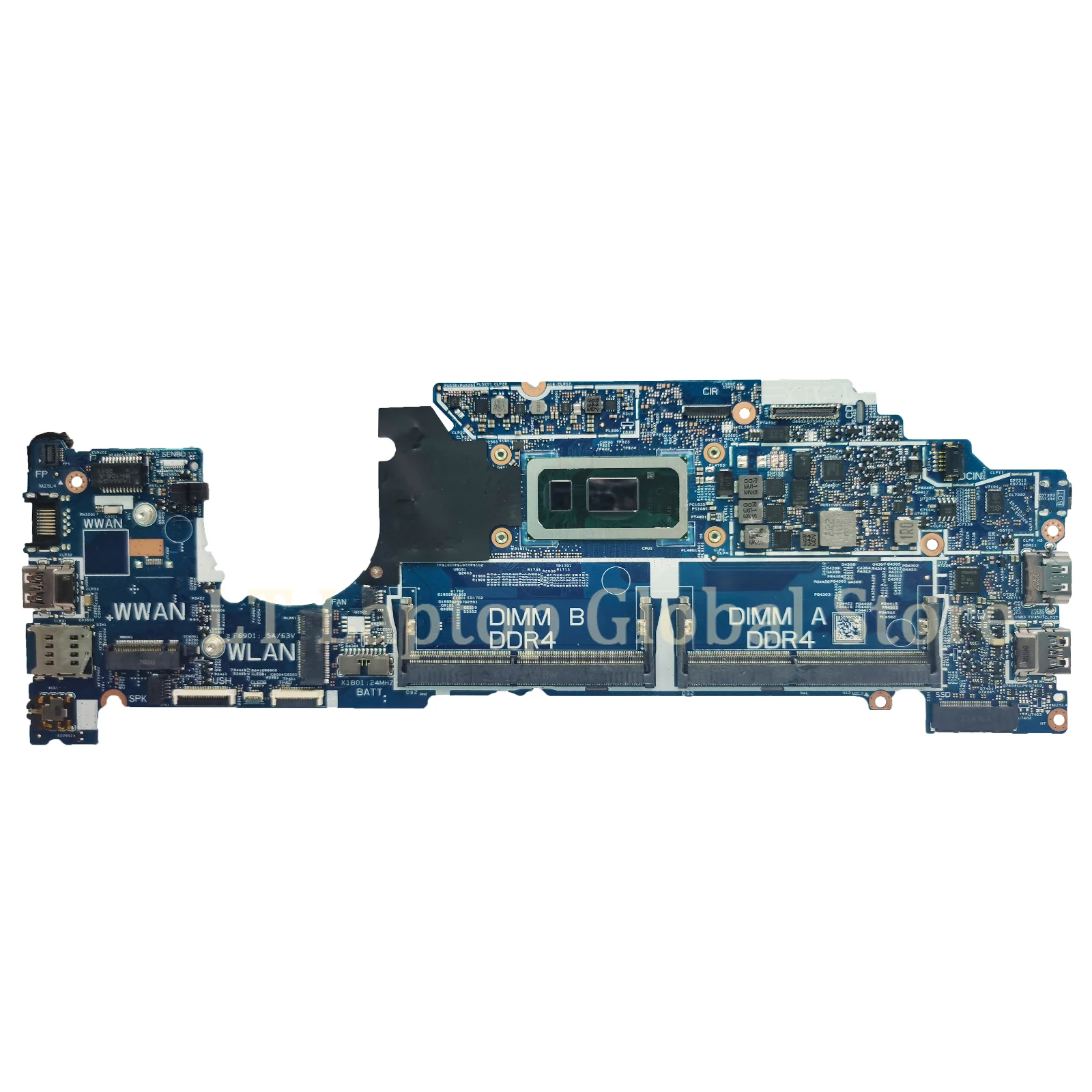 LT Laptop 19842-1 Laptop Motherboard For Dell Latitude 5310 CN-0D2CKD CN-0KT2NC CN-0T2K7X Mainboard with CPU I3 I5 I7 10th Gen