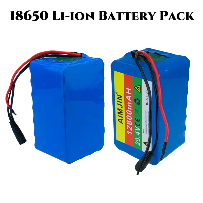 new 7S4P 24V 12.8Ah 29.4V lithium-ion battery pack with built-in wheelchair motor+charger