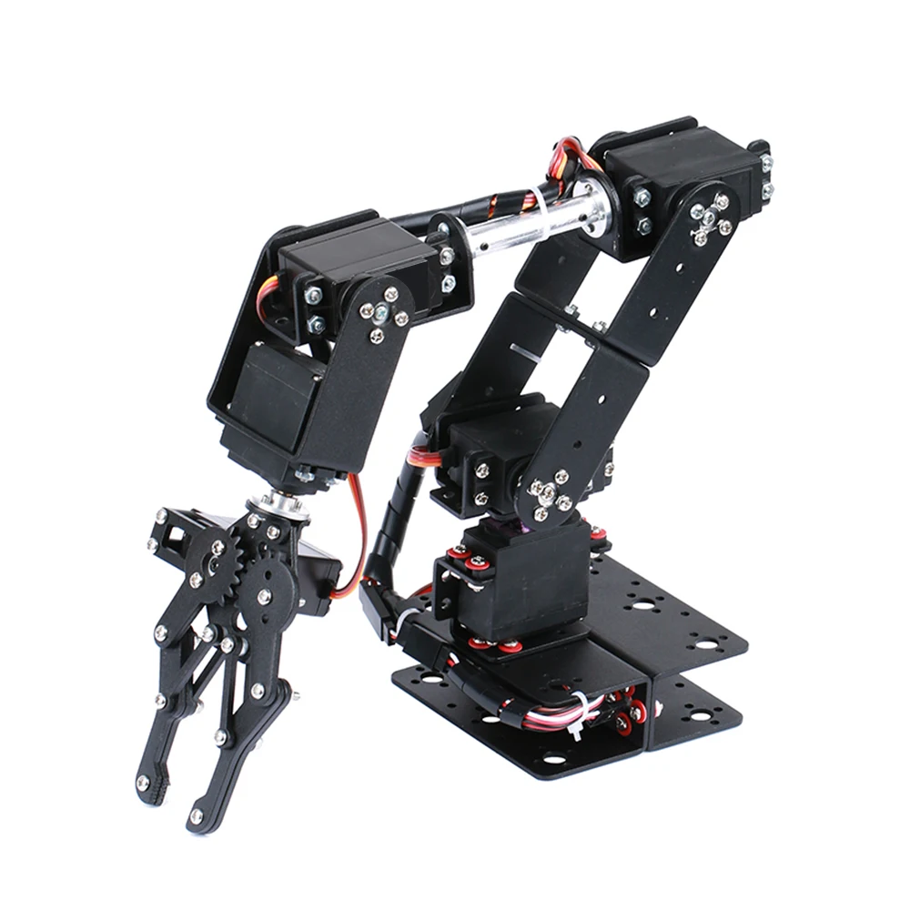 6 DOF Programming Robot Arm DIY Programming Robot Kit with Open Source Code and Tutorial MG996R Robotic Arm Kit