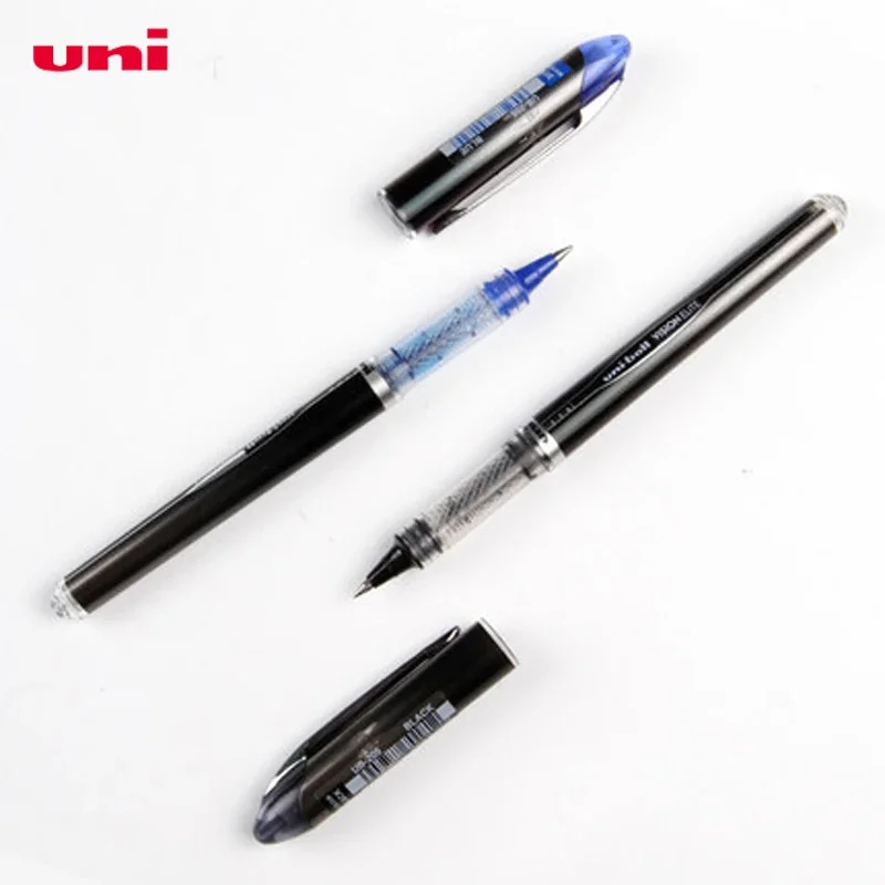 12 Pieces Japan UNI Mitsubishi Gel Pens Uni-ball Vision Elite UB-205 Beads Pen Straight-Type Beads Pen Large Capacity Stationery