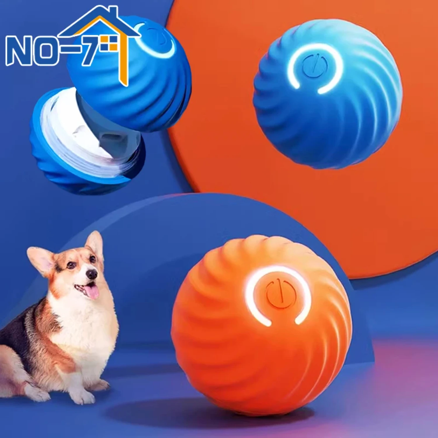 

Smart Dog Toy Ball Electronic Interactive Pet Toy Moving Ball Automatic Jump Roll Ball Puppy Birthday Gift Dog Cat Product