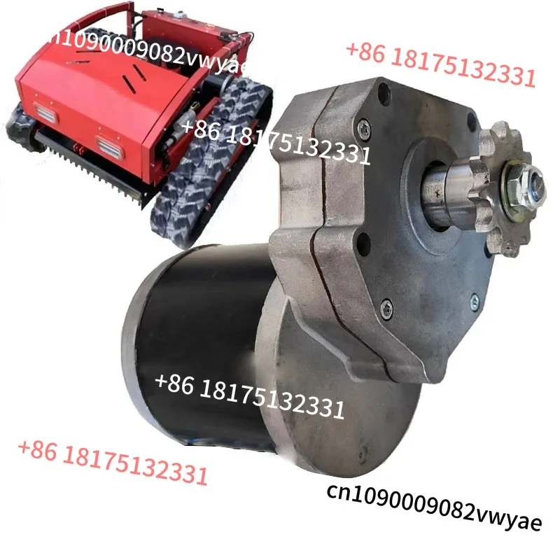 24V 12V 48V 800W DC brushed motor remote control lawn mower