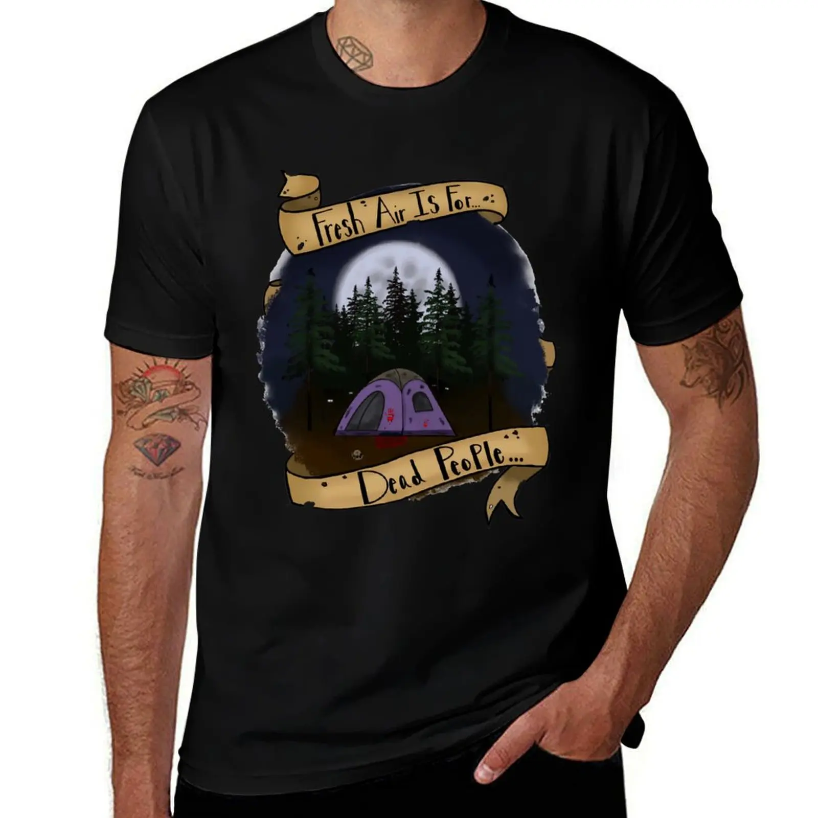 Don’t Hike, Man T-Shirt Stain Resistant Casual Tee T-Shirt