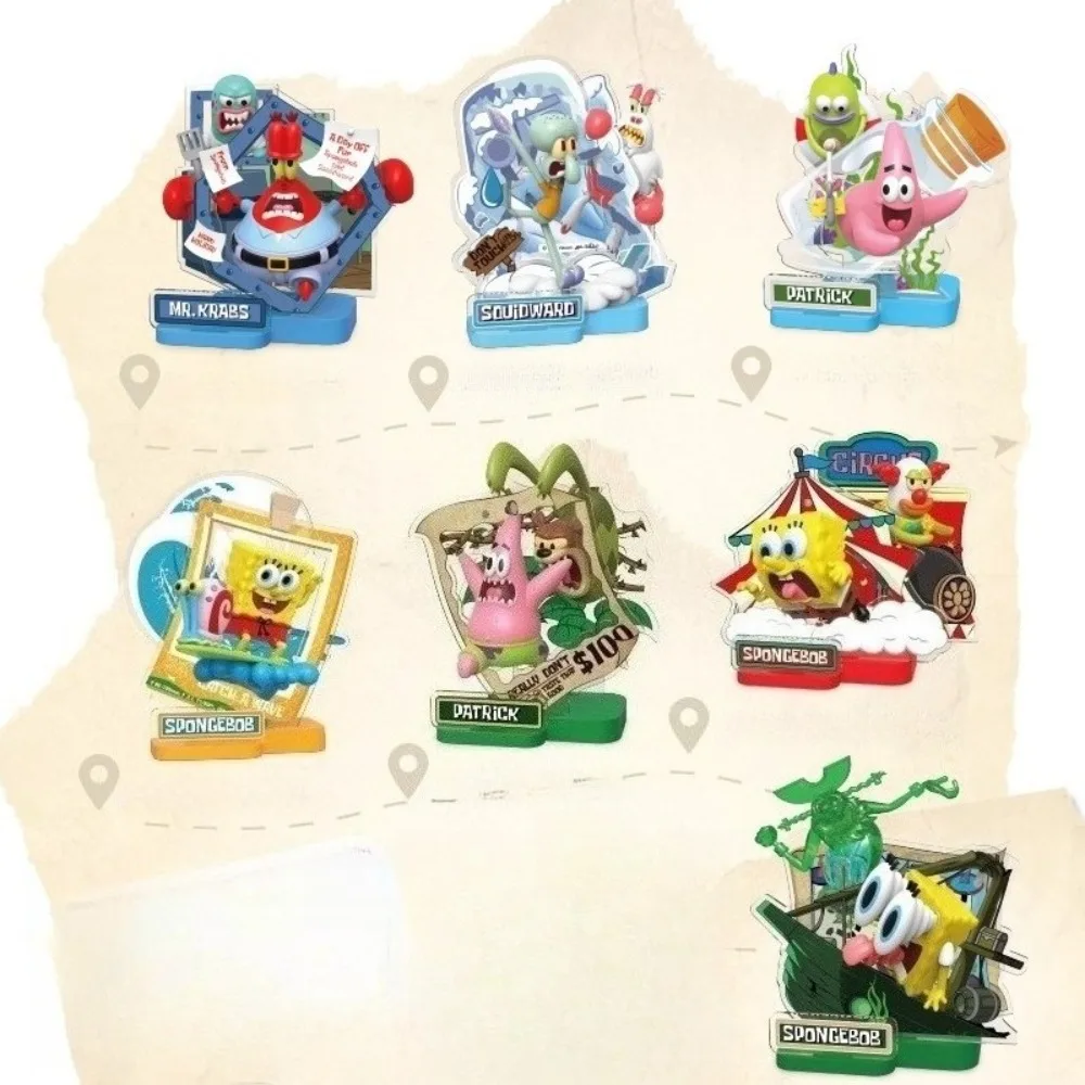 Spongebob SquarePants Journey Moments Series Blind Box Cartoon Fun Cute Trendy Decorative Items Official Genuine Birthday Gifts