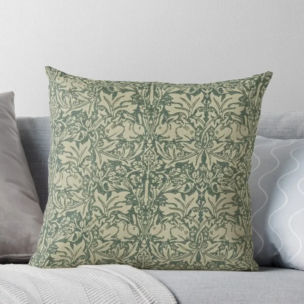 William Morris Brer Rabbit print Throw Pillow Covers For Sofas Christmas Pillow Covers Pillow