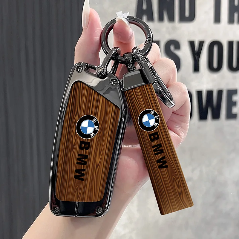 Zinc Alloy Car Remote Key Case Cover Shell For BMW x1 u11 Series 7 735i 740Li X7 I7 G07 LCI XM x1 2024 u11 Keychain Accessories