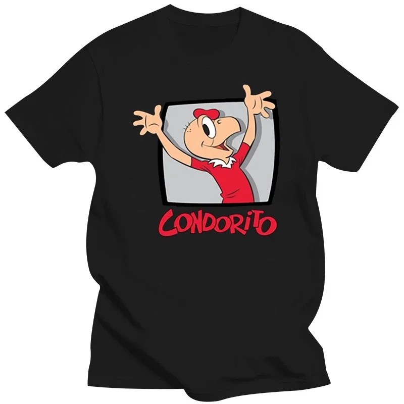 

2024 Short-Sleeve Hiphop Tops Customize Casual Condorito T-Shirt Man 100% Cotton Clothes Fitness Men Tshirts vintage.funny.Male