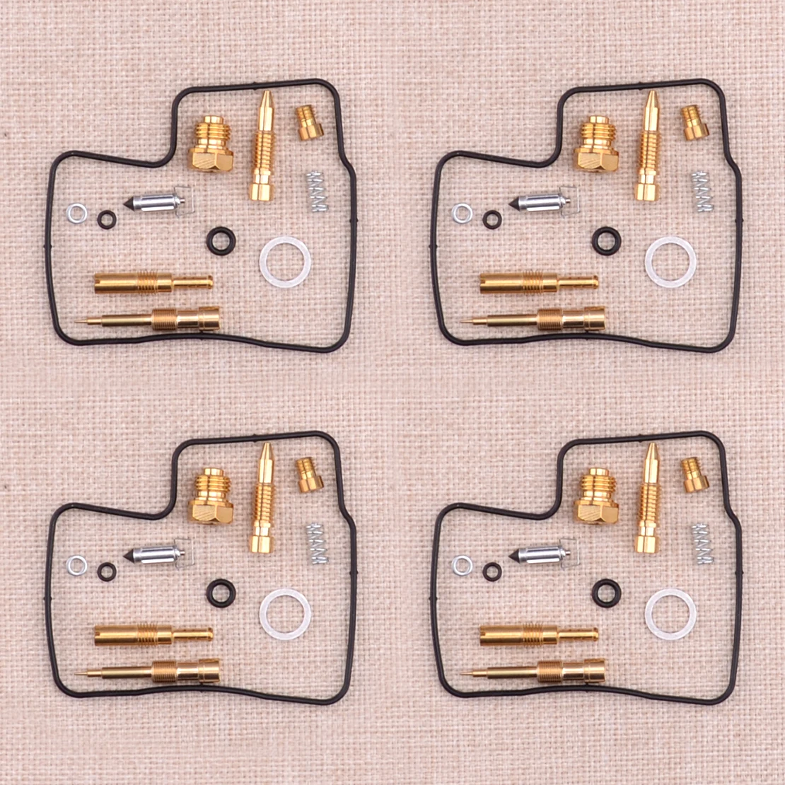 

4 комплекта ремонта карбюратора, набор для восстановления, подходит для Honda VFR750F VFR 750 F RC24 1986-1987 гг.