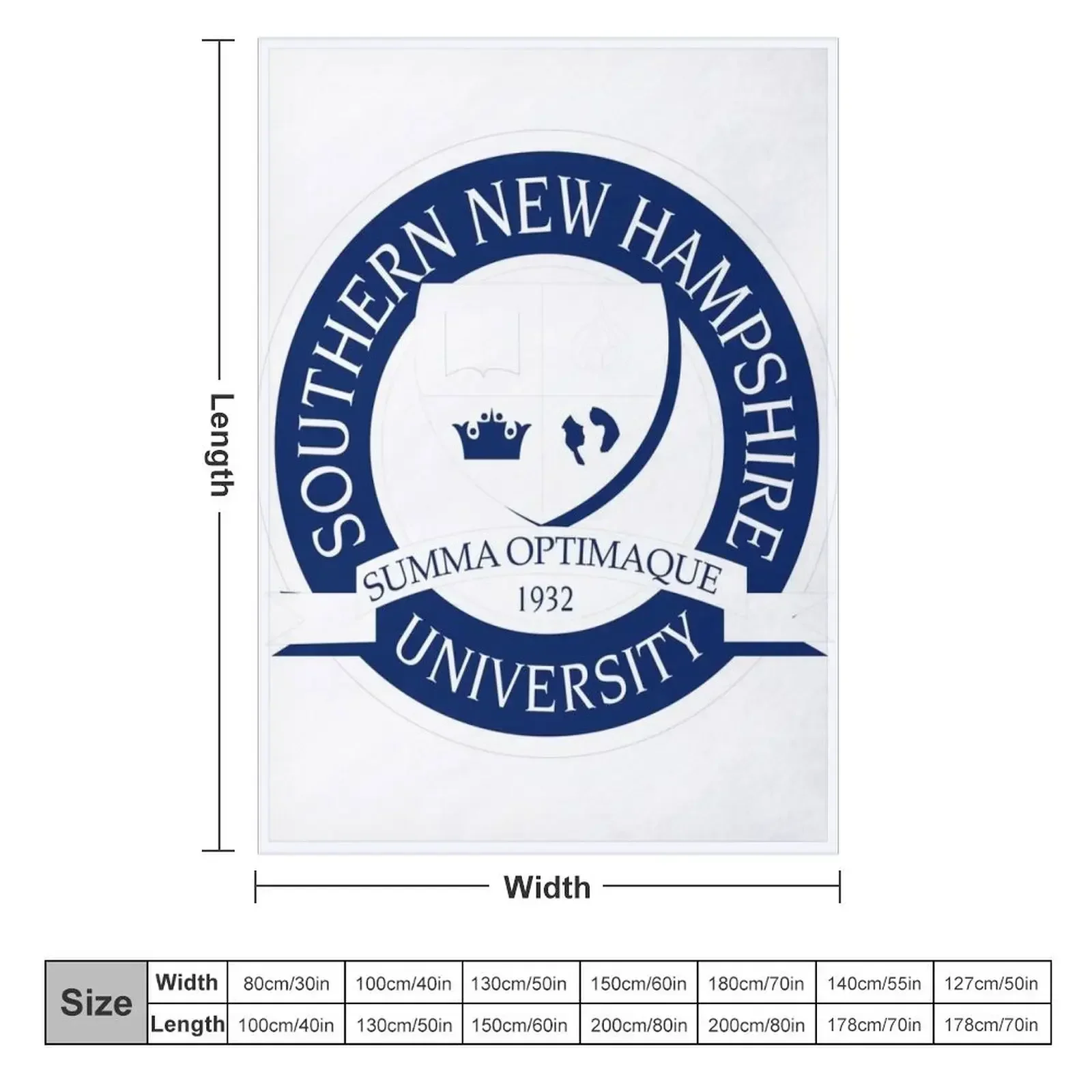 Southern New Hampshire University Throw Blanket Decorative Beds Warm warm winter Luxury Thicken Luxury St Fashion Sofas Blankets