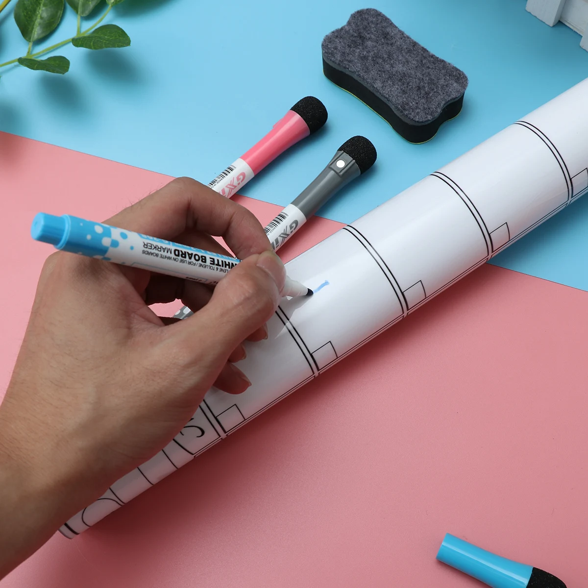 

Monthly Schedule Weekly Planner Kit Magnetic Calendar Sticker Detachable